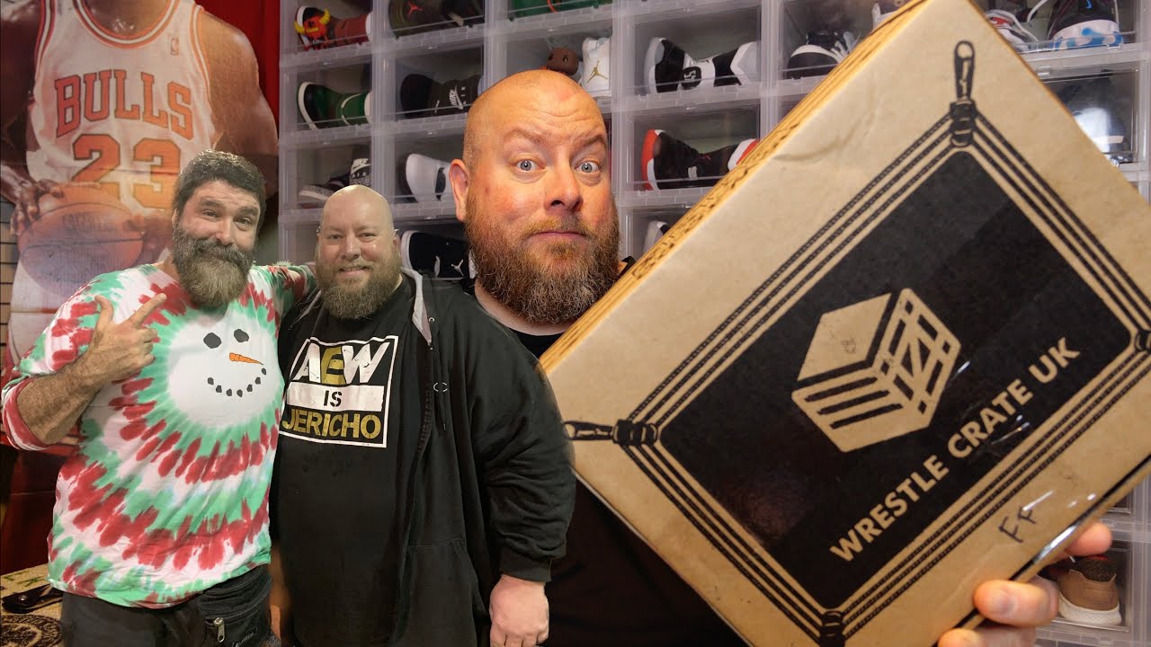 Opening the NEWEST Wrestle Crate UK Mystery Box + BIG MICK FOLEY ITEM INSIDE!