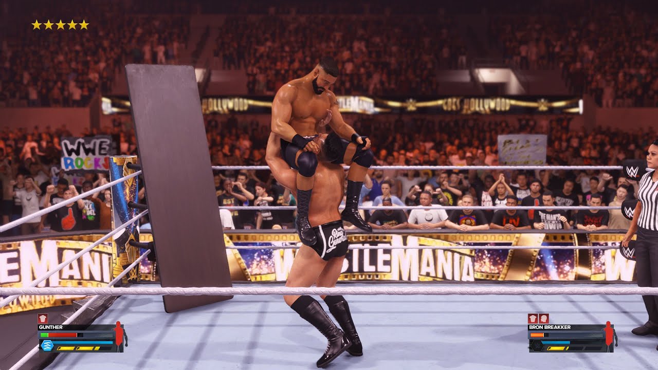 When Power Has No Limits — Gunther vs Bron Breakker at WrestleMania 2026 - WWE 2K24