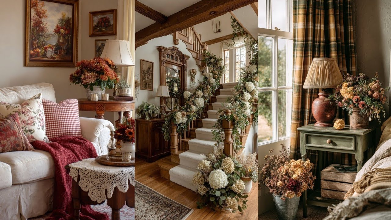 NEW🍂 HOW I WELCOME FALL with Vintage Farmhouse Warmth | Early Autumn Decor Ideas for a Cozy Home 
