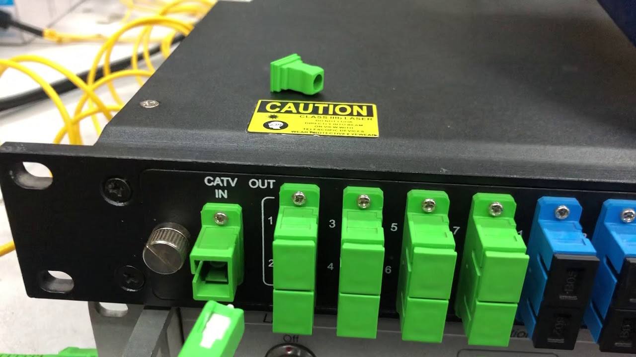 How to connect Optical Input in DBC PON EDFA / EDFA
