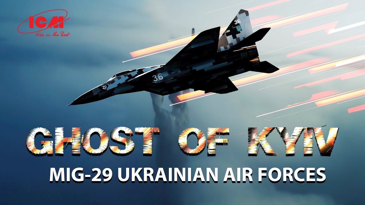 ICM | GHOST OF KYIV - Mig-29 Ukrainian Air Forces | Item Number 72140 | Scale 1/72