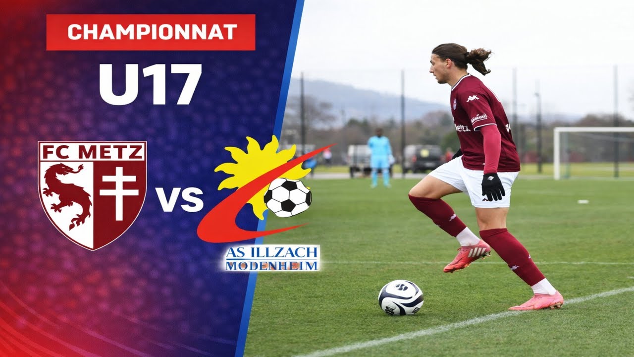 FC Metz 1-1 AS Illzach Modenheim (U17 National)