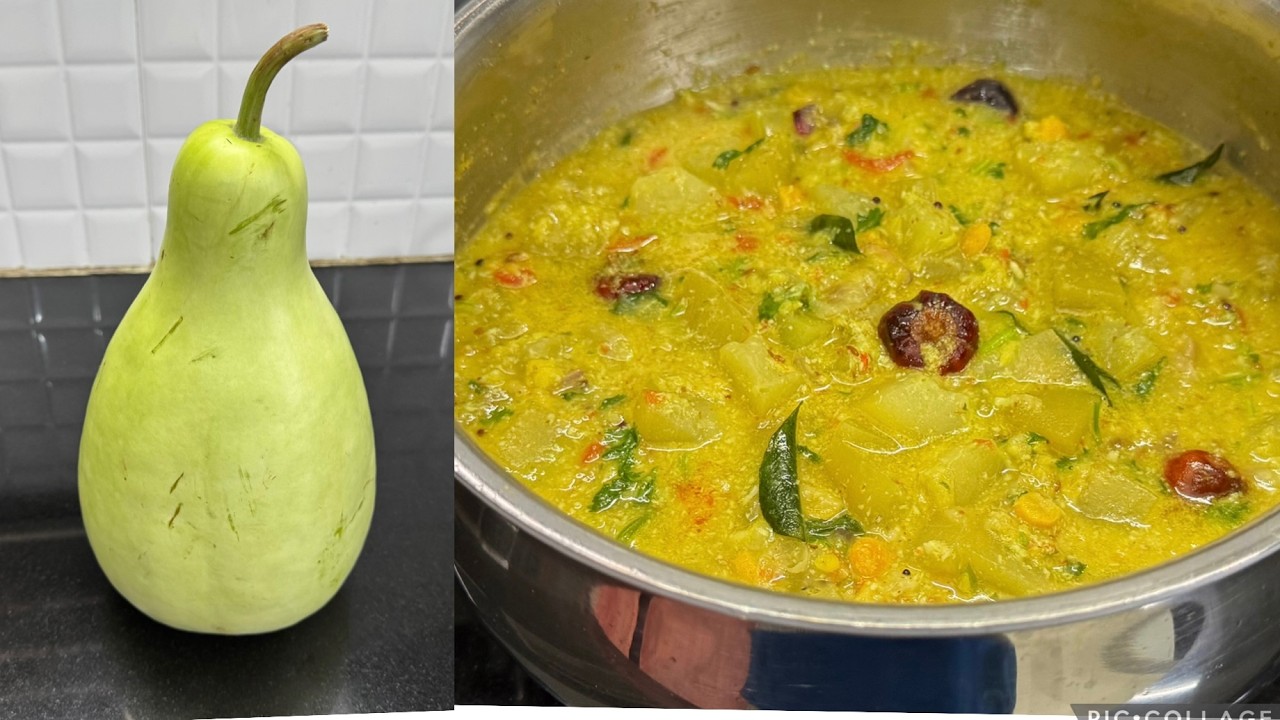 சுரைக்காய் கூட்டு நாவில் நிற்கும் சுவையில் /Suraikai kootu / Bottle gourd curry recipe in Tamil