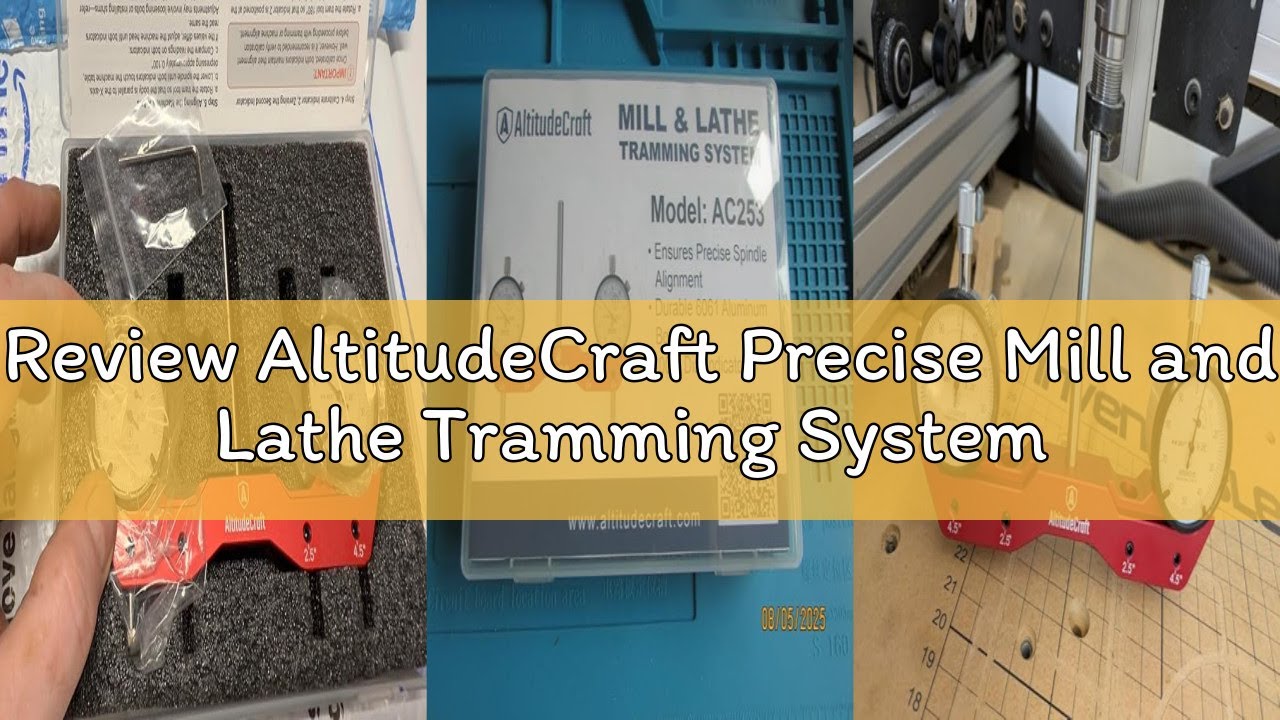 Review AltitudeCraft Precise Mill and Lathe Tramming System Tool, Machine Calibration for CNC Router