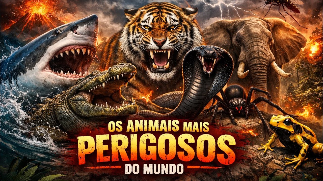 OS ANIMAIS MAIS PERIGOSOS DO PLANETA