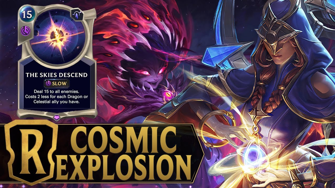 Mind Blowing Double 0 Cost Skies Descend Combo - Zoe Karma Serene Deck - Legends of Runeterra