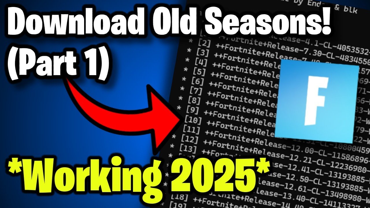 Download Old Fortnite Seasons using EasyInstaller! (2025) - Part 1