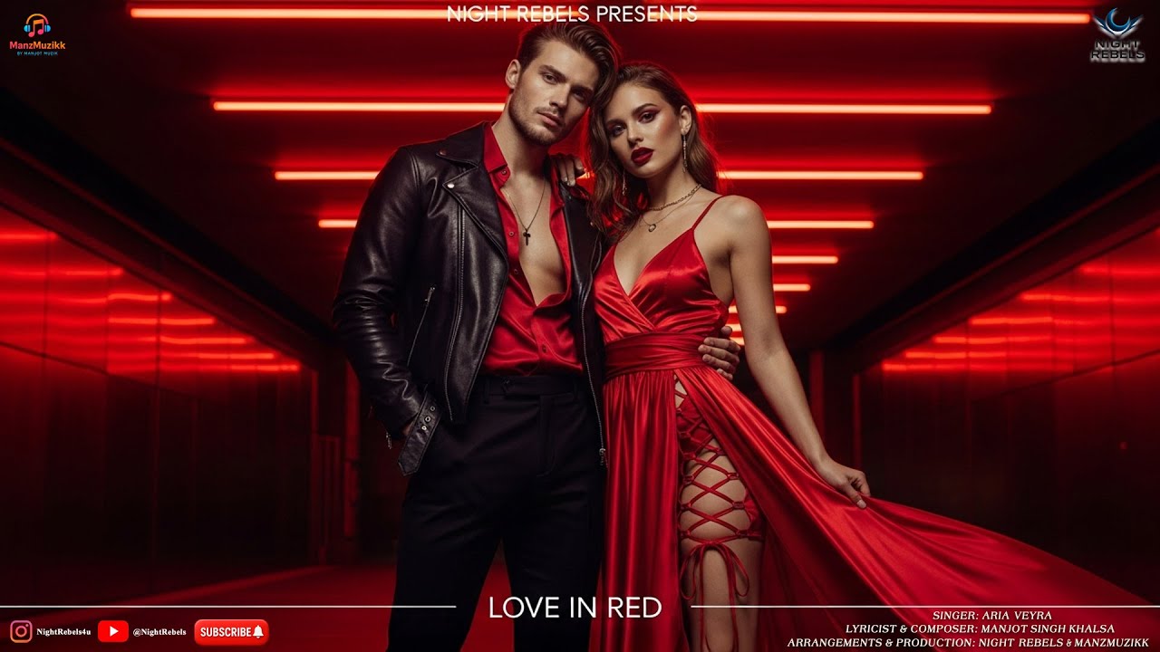 Love in Red - Original Song | Bold Alt Pop Love Song | Neon Passion & Modern Romance | Night Rebels