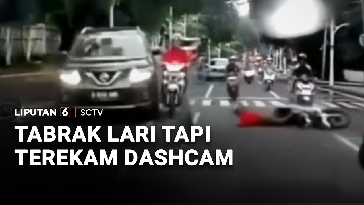 Tabrak Lari Tapi Terekam Dashcam | Liputan 6