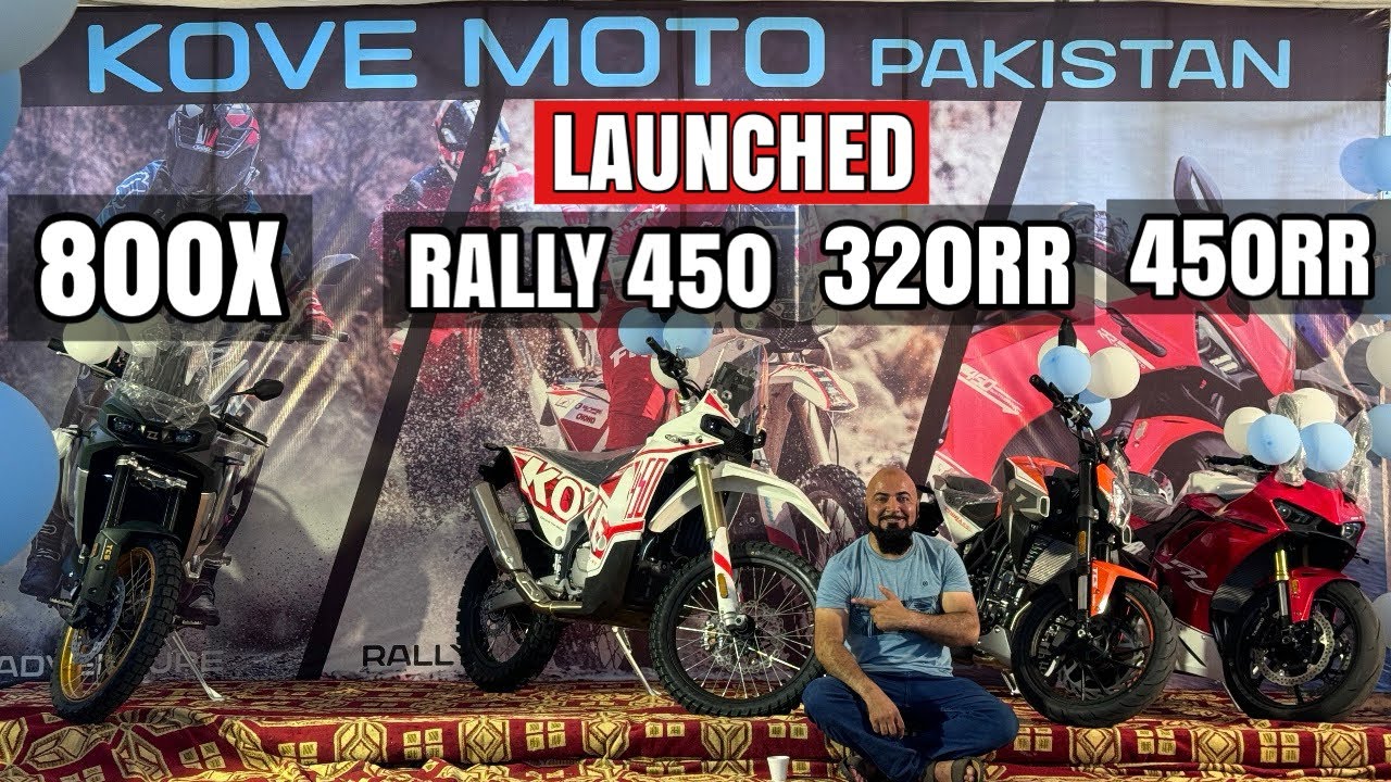 KOVE MOTO PAKISTAN LAUNCHED ITS DEEP LINEUP OF VARIETY OF MOTORCYCLES | GREAT NEWS FOR BIKERS |