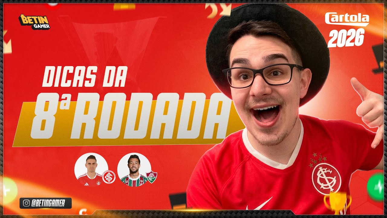 DICAS #8 RODADA | CARTOLA FC 2026 | CONFIAR NO INTER??