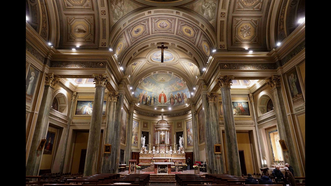 ***** Chiesa di SANTA GIUSTINA (1857-59) e chiesa dell'ANNUNCIAZIONE (1960-61) a MILANO AFFORI