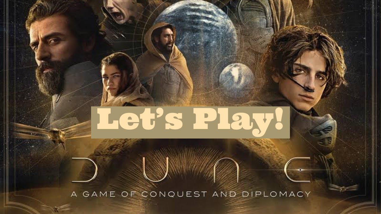 Let's Play Dune A Game of Conquest and Diplomacy - 2 player Game play. Gale Force 9