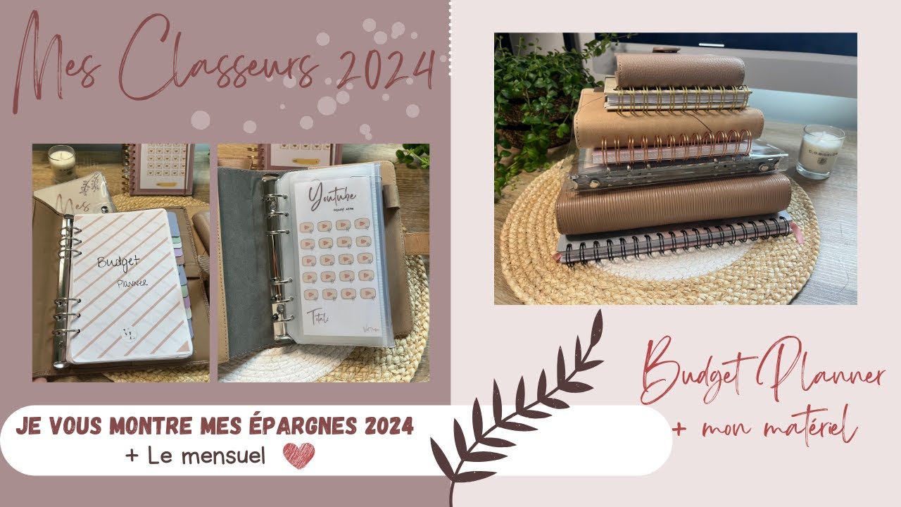 🤎 MES OUTILS 2024 - MES ÉPARGNES - LE MENSUEL 🤎 Système des enveloppes - Budget