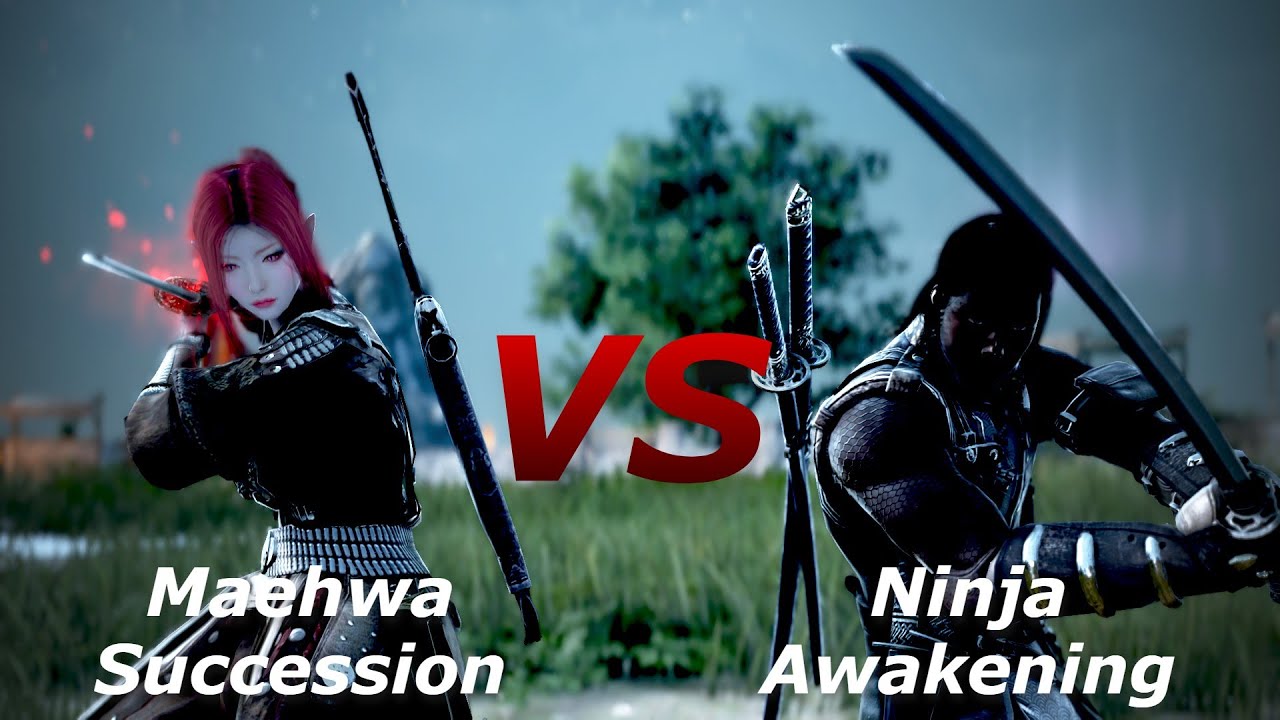 BDO - Maehwa Succession vs Ninja Awakening