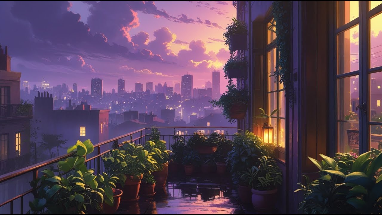 Lo-Fi Night Mood 🌧️ Chill Beats with Rain Sounds for Sleep, Study, or Serenity