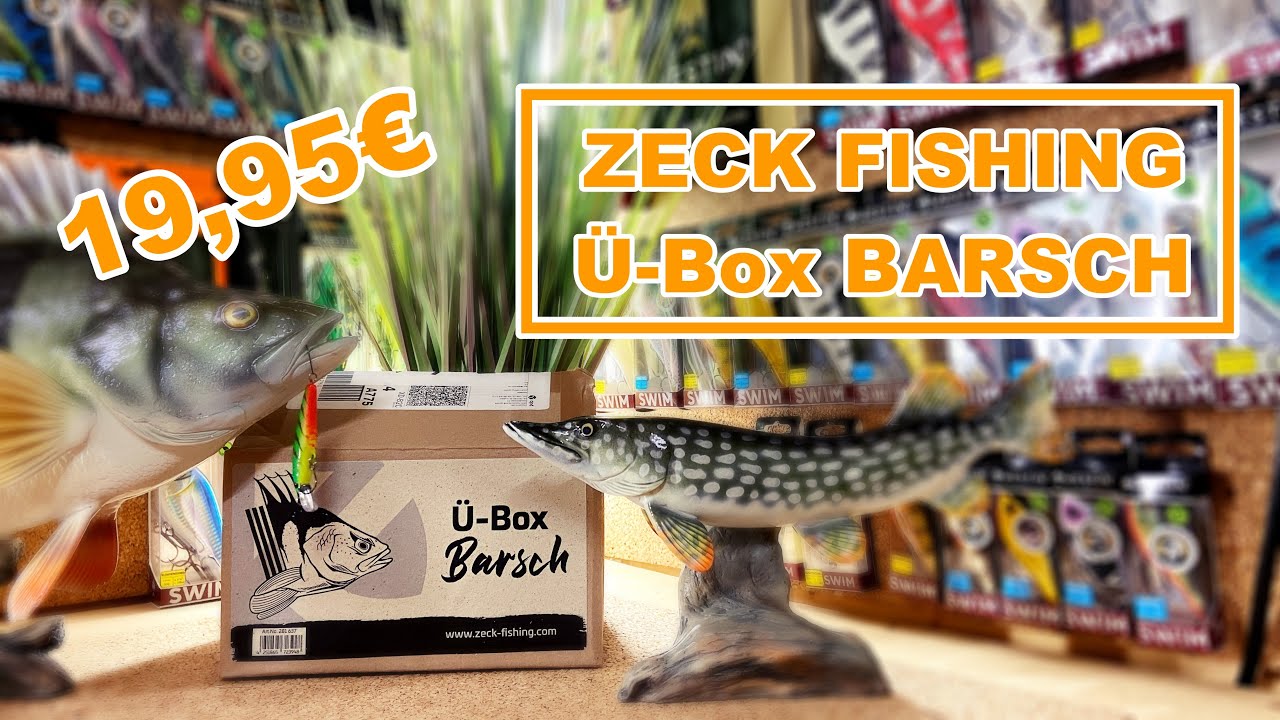 Was bekomme ich für 20€? Zeck Fishing Ü-Box Barsch Unboxing