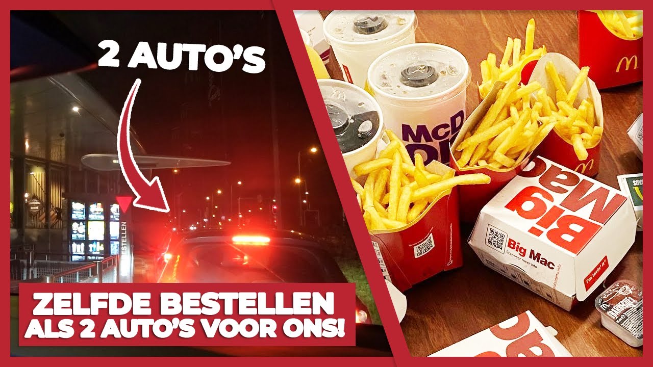 HETZELFDE ETEN BESTELLEN ALS DE MENSEN VOOR ONS!! - 