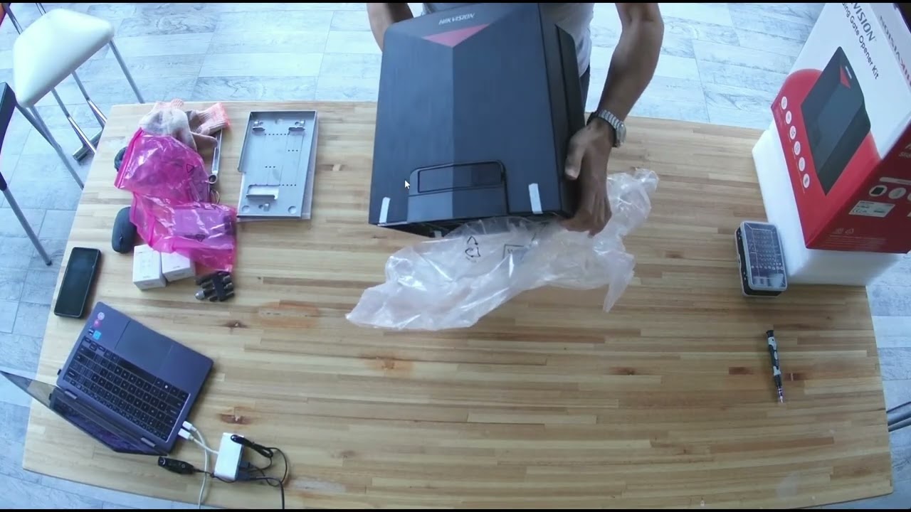 Motor Porton corredizo DS-K3GL606WX Unboxing