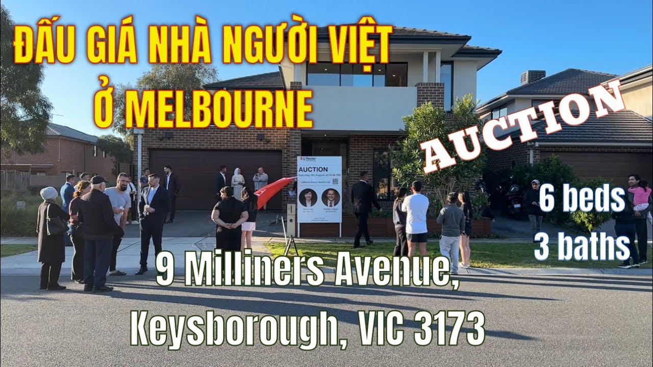 134. Nhà triệu đô của người Việt đấu giá thành công tại Keysborough Melbourne Úc 🇦🇺