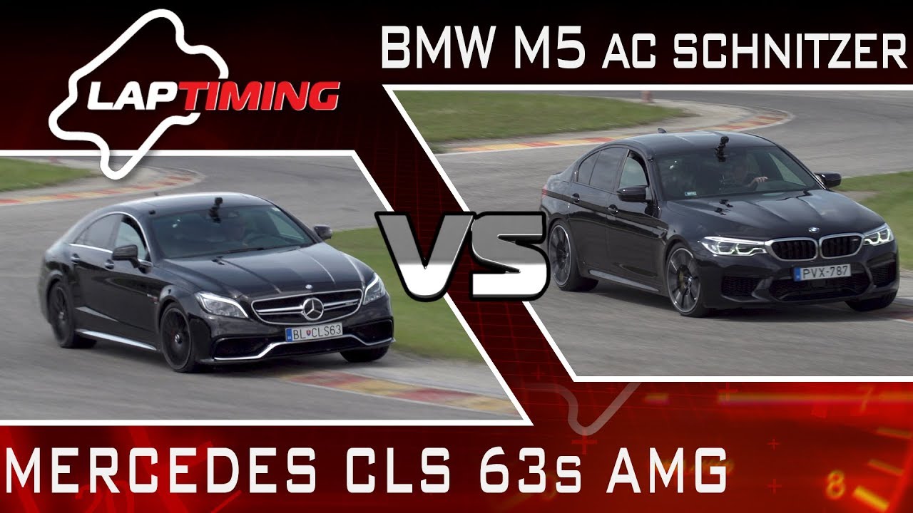 2sec alatt 60 on! Mercedes CLS 63s AMG vs BMW M5 AC Schnitzer (LapTiming ep. 80)