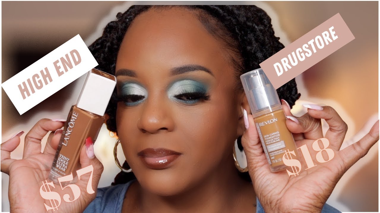 Revlon Illuminance Skin Caring & Lancôme Care And Glow Foundation| Are They The Same???