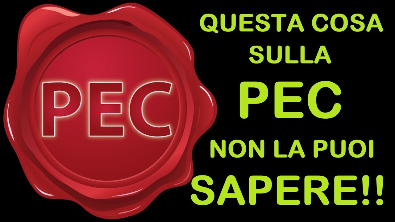 Scommetto che non sai come si conserva una PEC