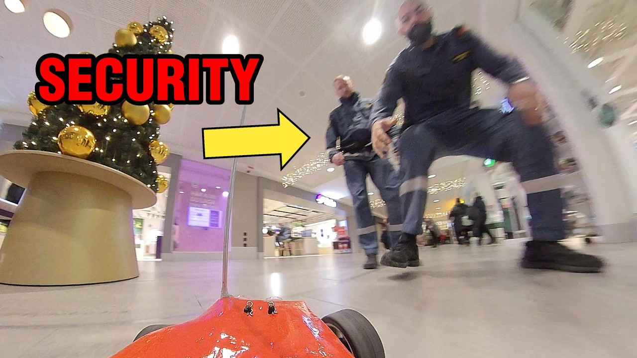 Crazy Security Steals RC Car in Shopping Mall