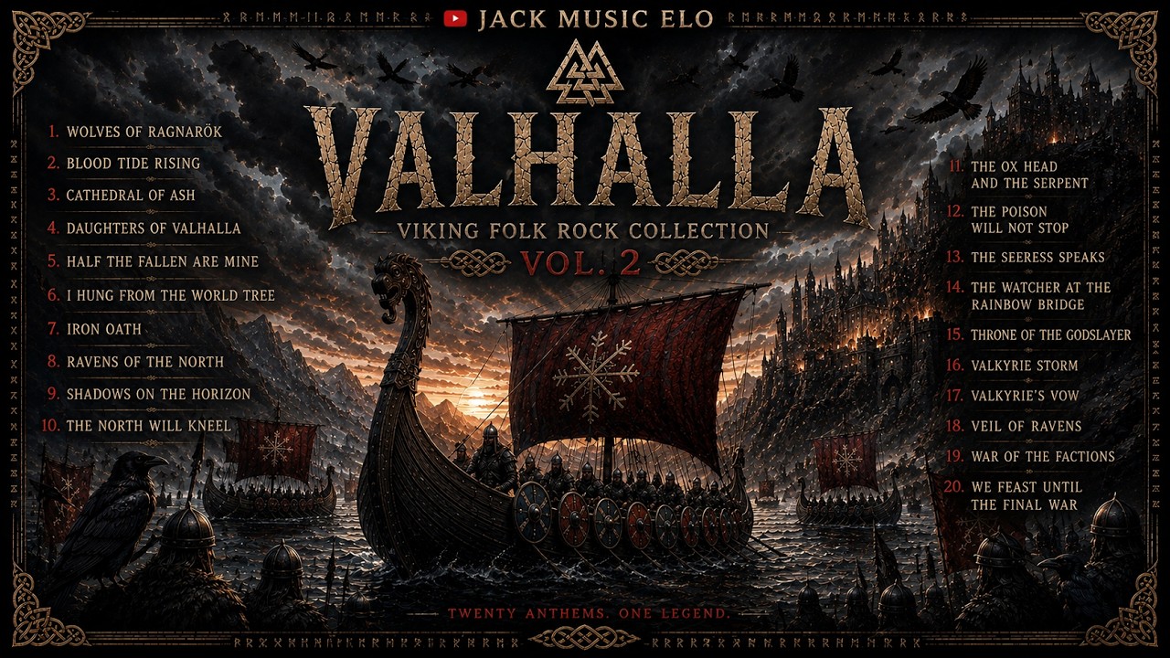 VALHALLA VOL.2 ⚔️ Viking Folk Rock Collection | Norse Mythology Music | Epic Celtic Nordic Rock