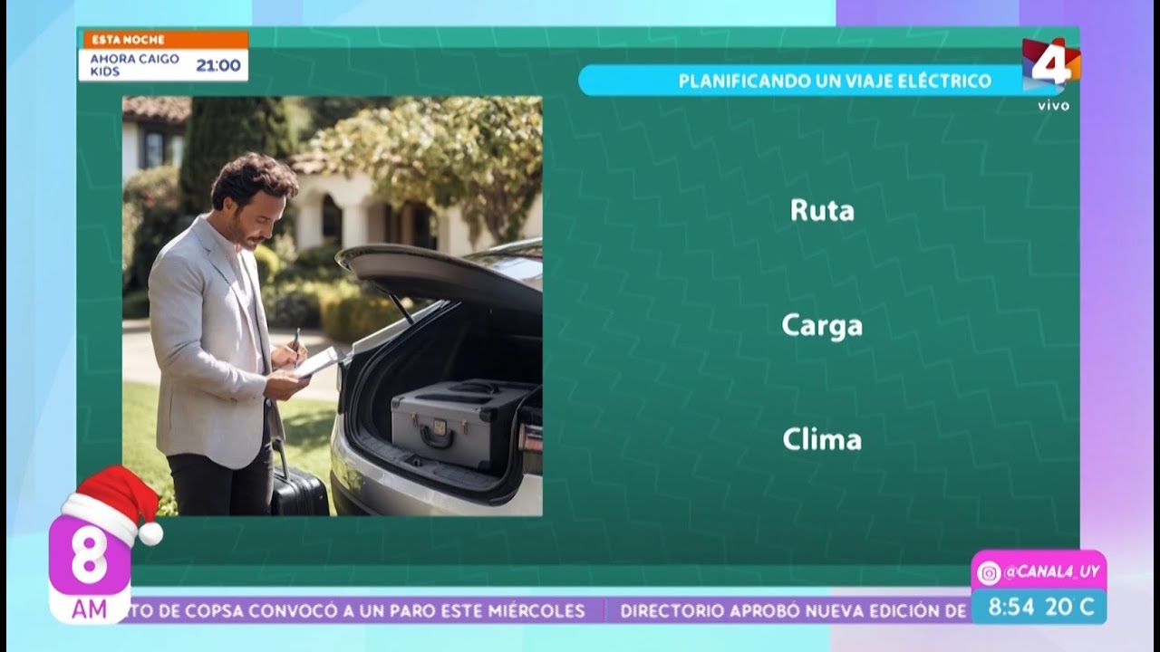 8AM - Cómo planificar un viaje en auto eléctrico