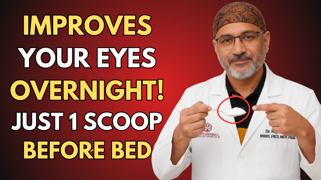 Eat This Before Bed To Improve Your Eyes & Vision During Sleep Naturally | Dr. Pradip Jamnadas