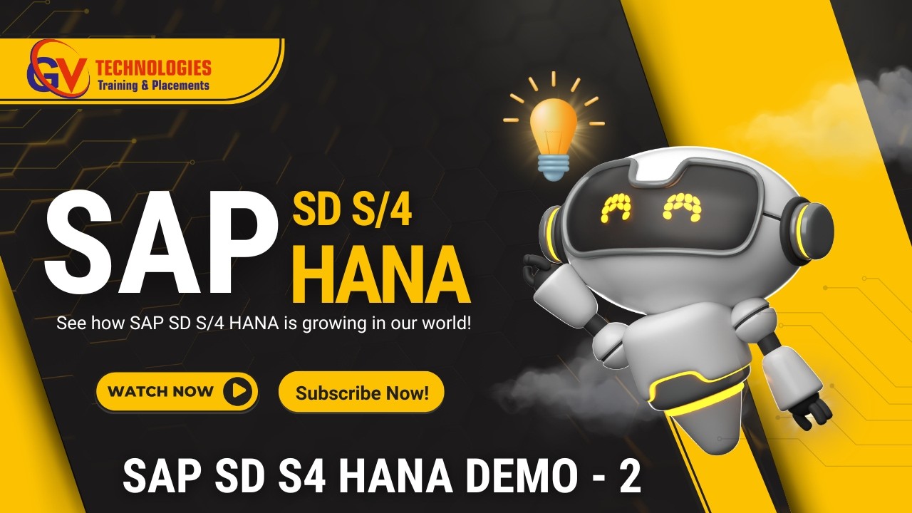 🚀 Welcome to SAP SD S/4HANA  Session – Demo 2