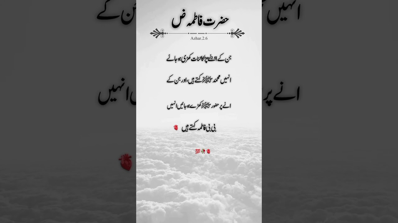 Hazrat Bibi Fatima 🌹#poetry#poem#poet#poems#poetrycommunity#spokenword#poetryslam#instapoetry#poetry