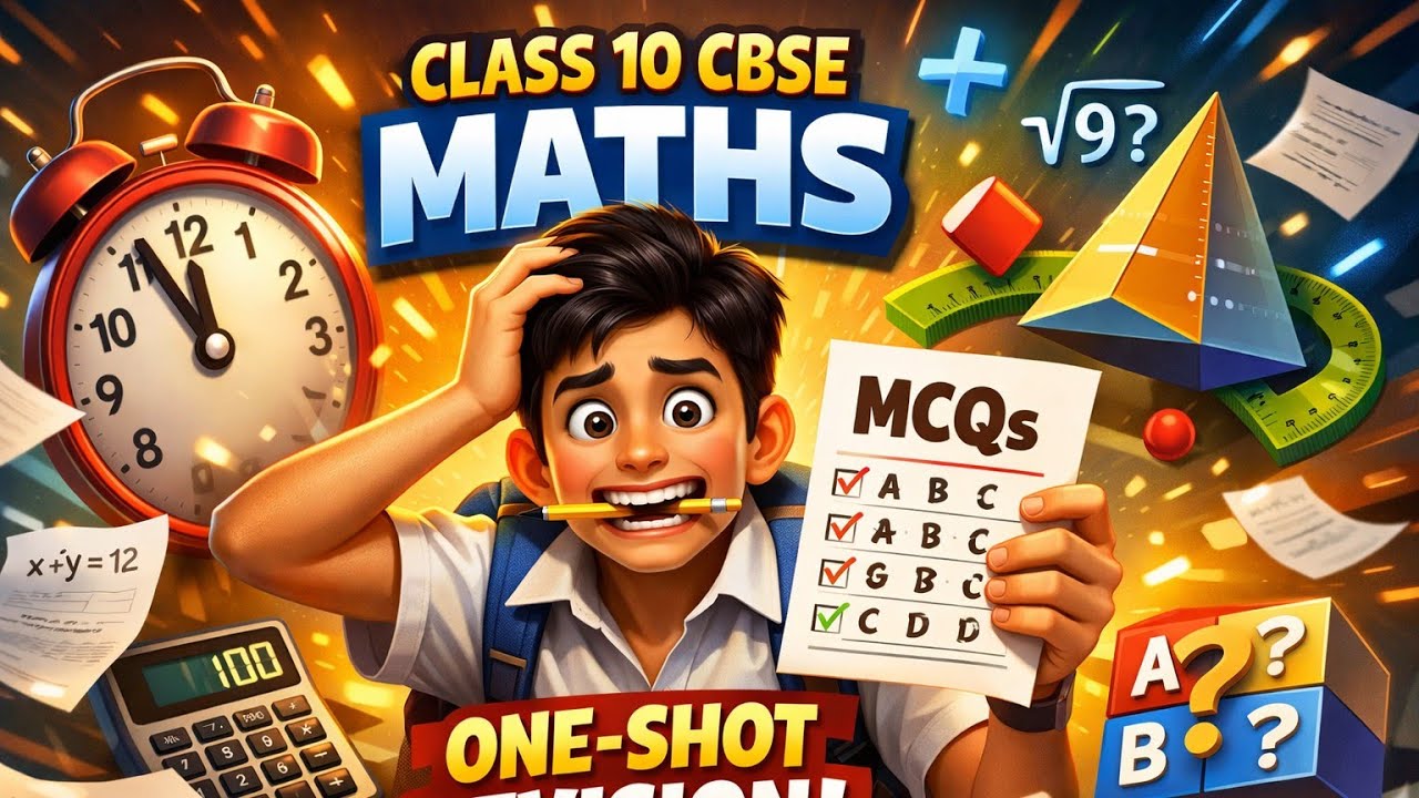 Class 10 CBSE Maths MCQs | One-Shot Board Revision Set 01