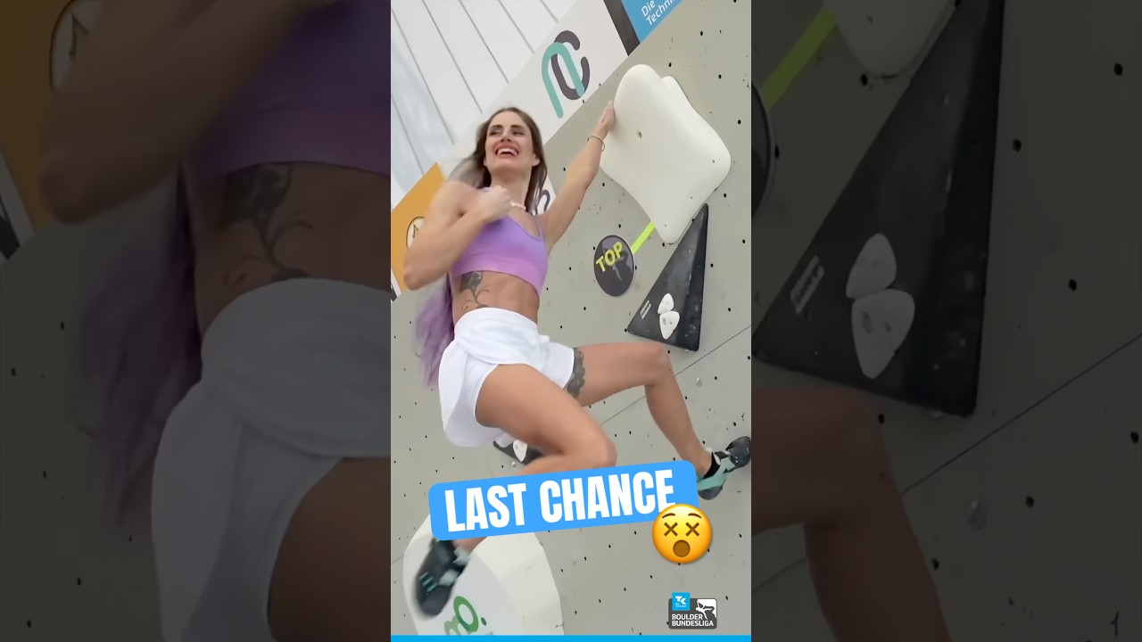 NADINE HARTMANN hat nur eine Chance für diesen Top 🏆 | FINALE 2024 OSNABRÜCK | #boulderbundesliga