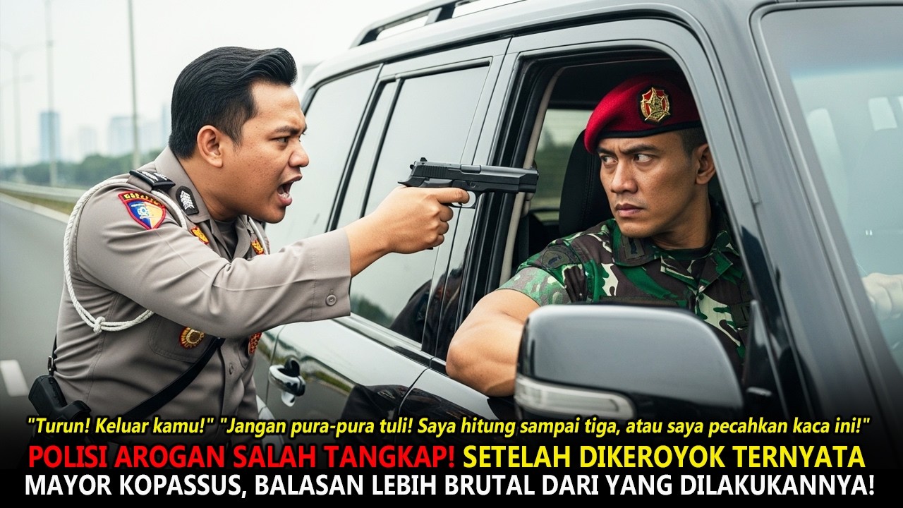 POLISI AROGAN SALAH TANGKAP❗Ternyata Mayor Kopassus, Balasan Lebih Brutal dari yang Dilakukannya💥