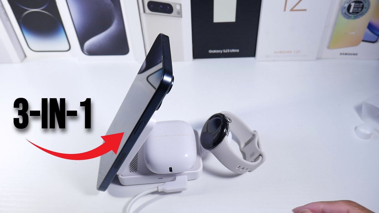 Anker MagGo Wireless Charging Station (Foldable 3-in-1)