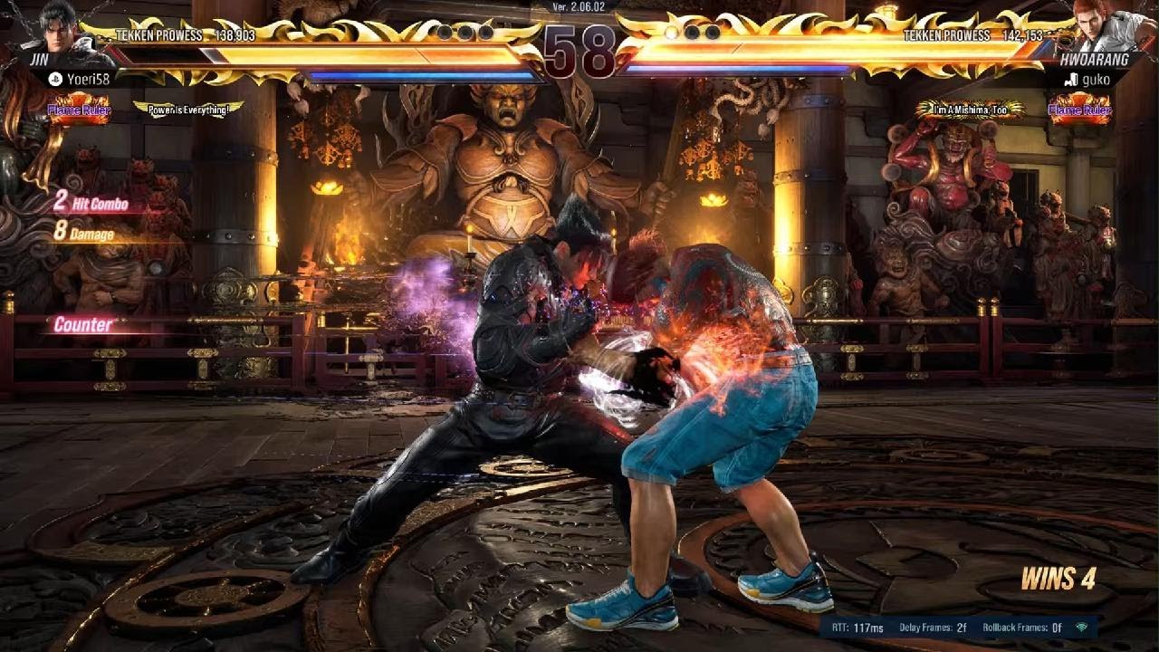 TEKKEN8 Ranked exciting Jin vs Hwoarang fight