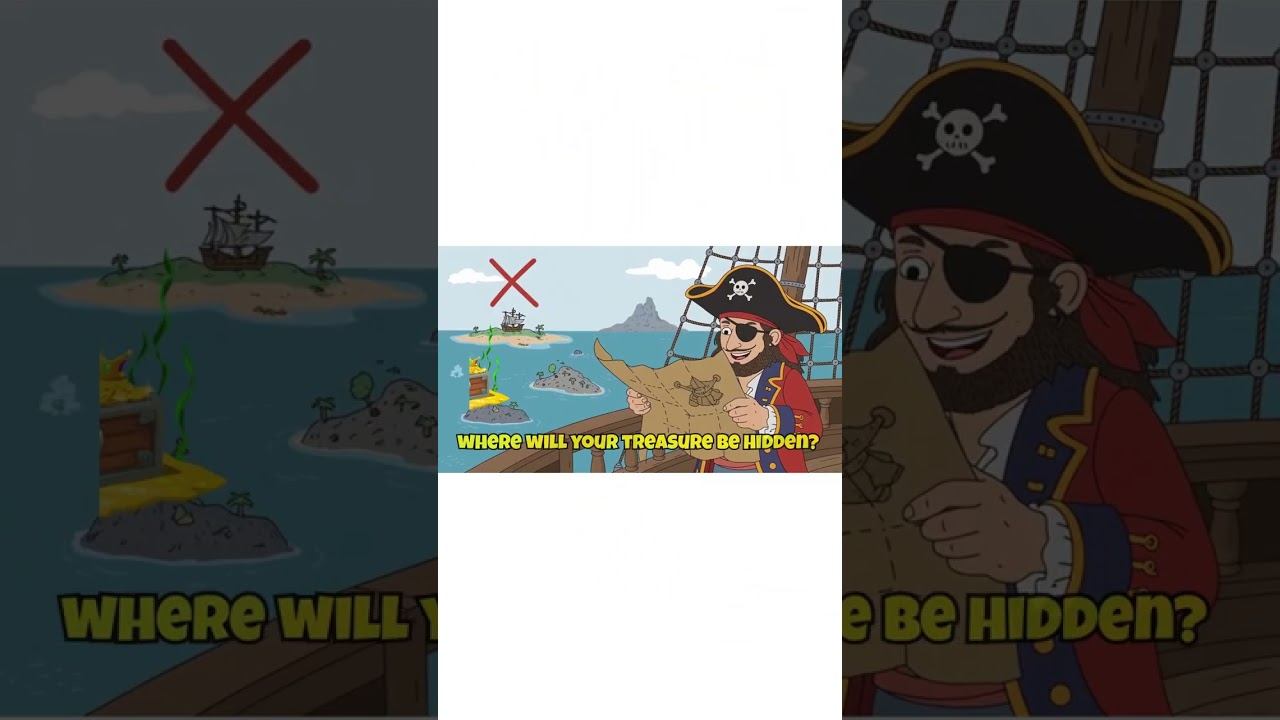 🎨🗺️ Color and Create with Ziggy: Design Your Own Pirate Map! 🏴☠️✨