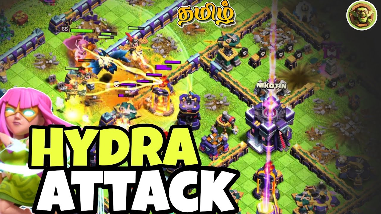 Super Archer Blimp Hydra Attack Strategy|Tamil|Best Th15 Attack Strategy 2024 - Clash Of Clans