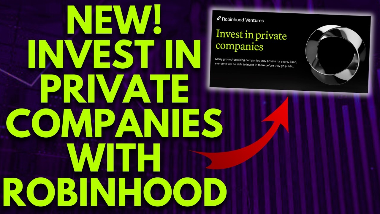 НОВИНКА! ROBINHOOD VENTURES УЖЕ ЗДЕСЬ! | ROBINHOOD INVESTING