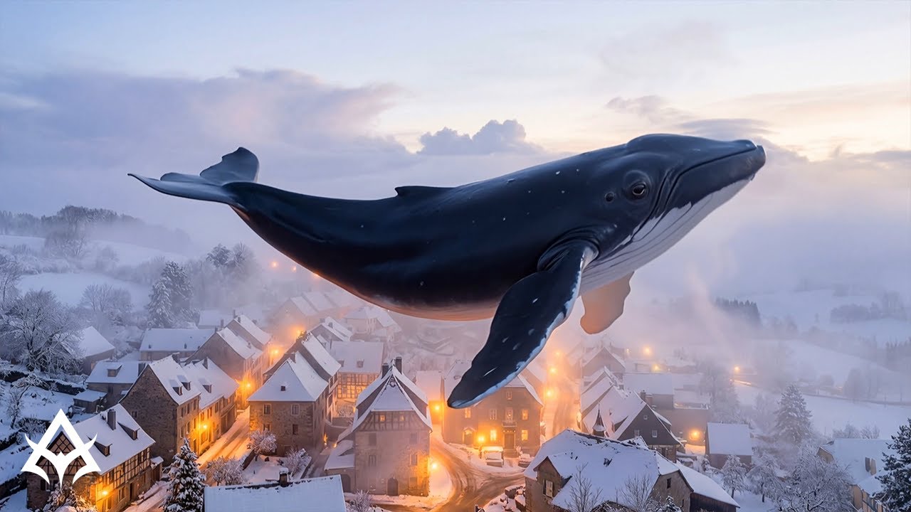Winter Sky Whale | Dreamlike Ambient Music for Relaxation and Imagination