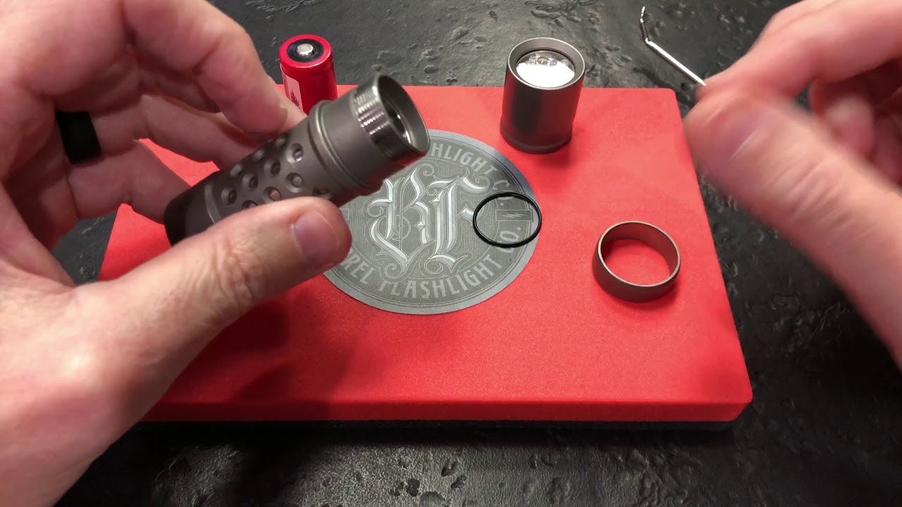 How to disassemble your Barrel Flashlight (Changing your ring and sleeve)