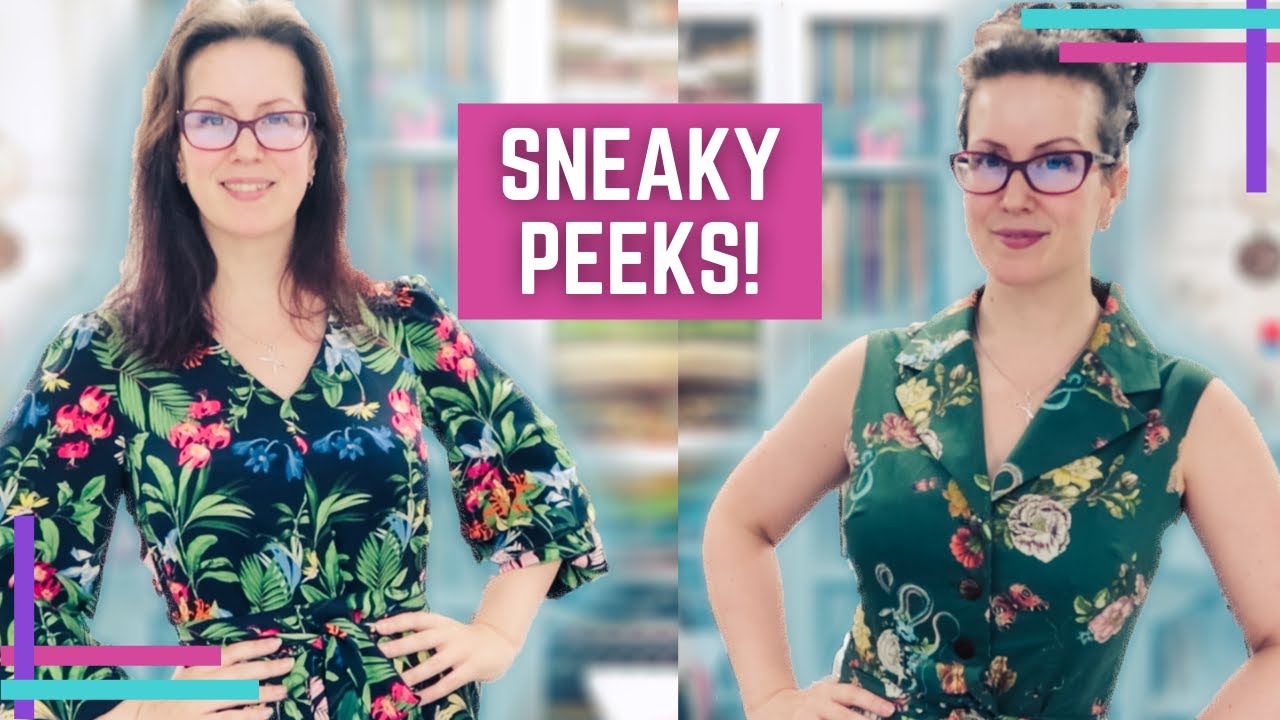 Two Sneaky Peeks! The Next Two Sew-Alongs McCalls 8167 and McCalls 6891. Which Do You Prefer?