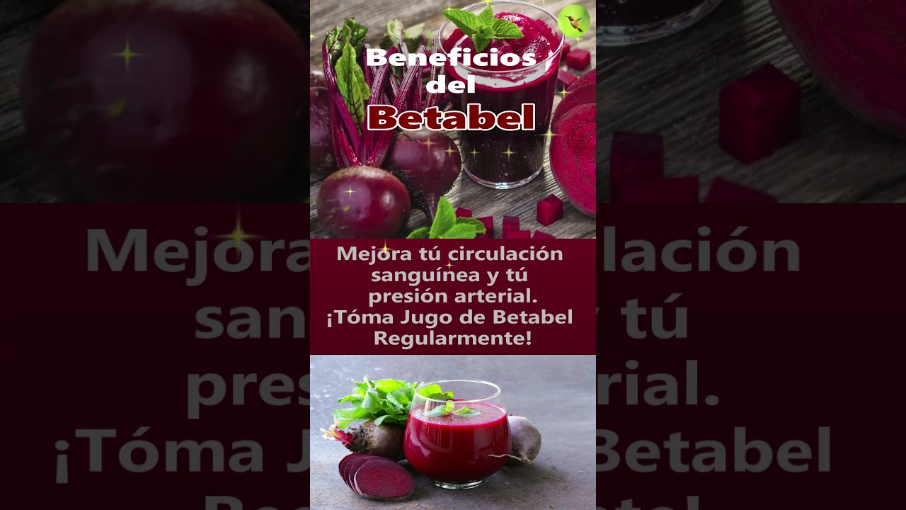 🌱 Mejor CIRCULACIÓN SANGUÍNEA y PRESIÓN ARTERIAL Tomando JUGO de BETABEL 🌱