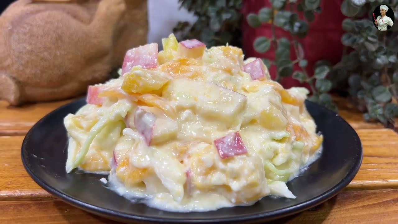 Ensalada dulce para navidad y año nuevo