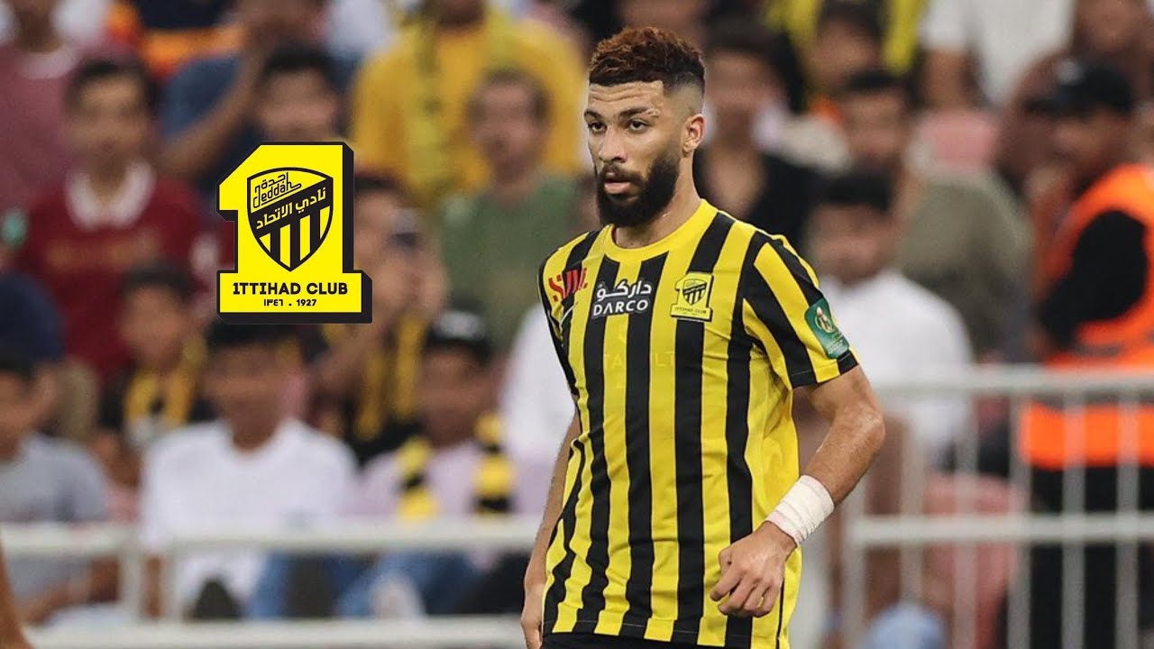 لاعب الاتحاد عبدالرحمن العبود في مباراة الشباب 🟡⚫️