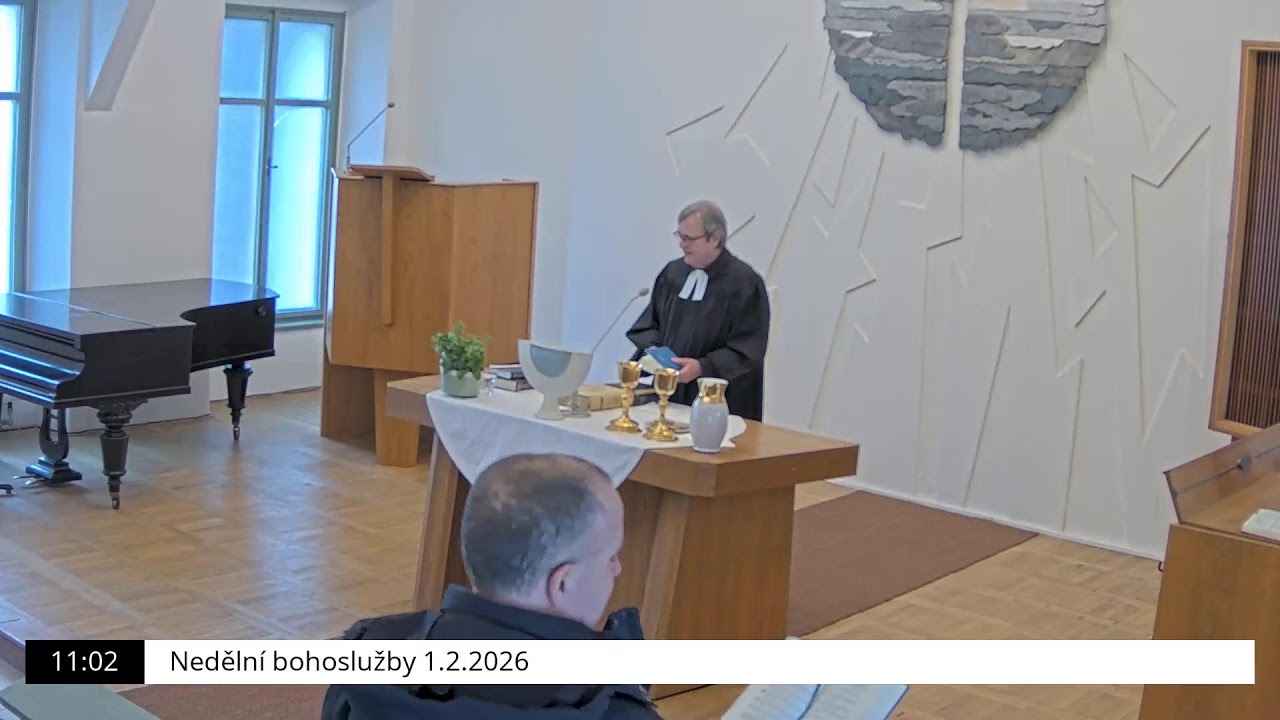 Nedělní bohoslužby 1.2.2026 - Poděbrady, evangelický kostel