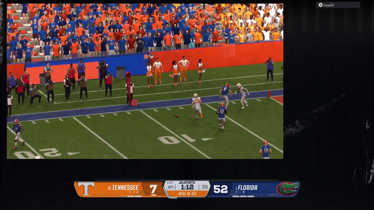 DML 2030 Week: 10 Tennessee @ #1 Florida