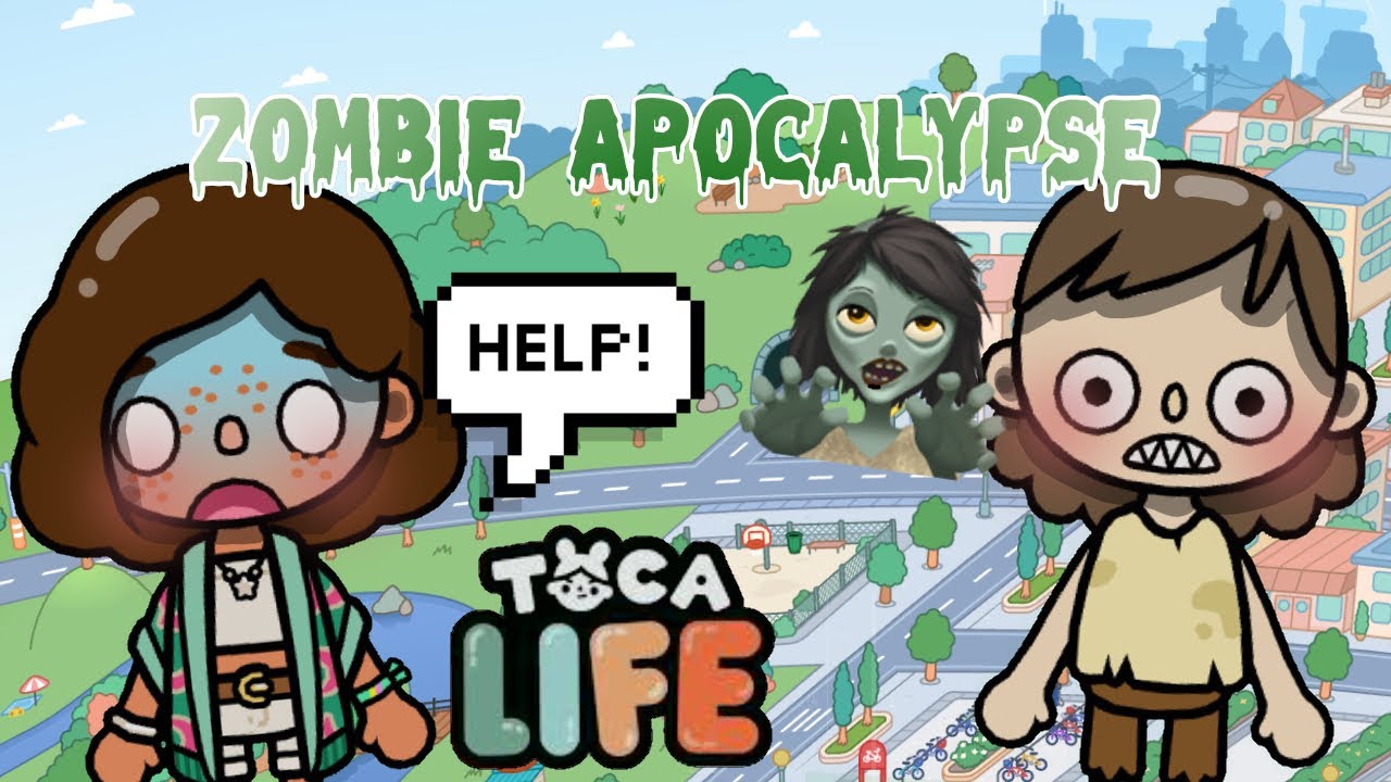 Zombie apocalypse 🧟‍♀️ || *with voice || #tocaboca *not mine